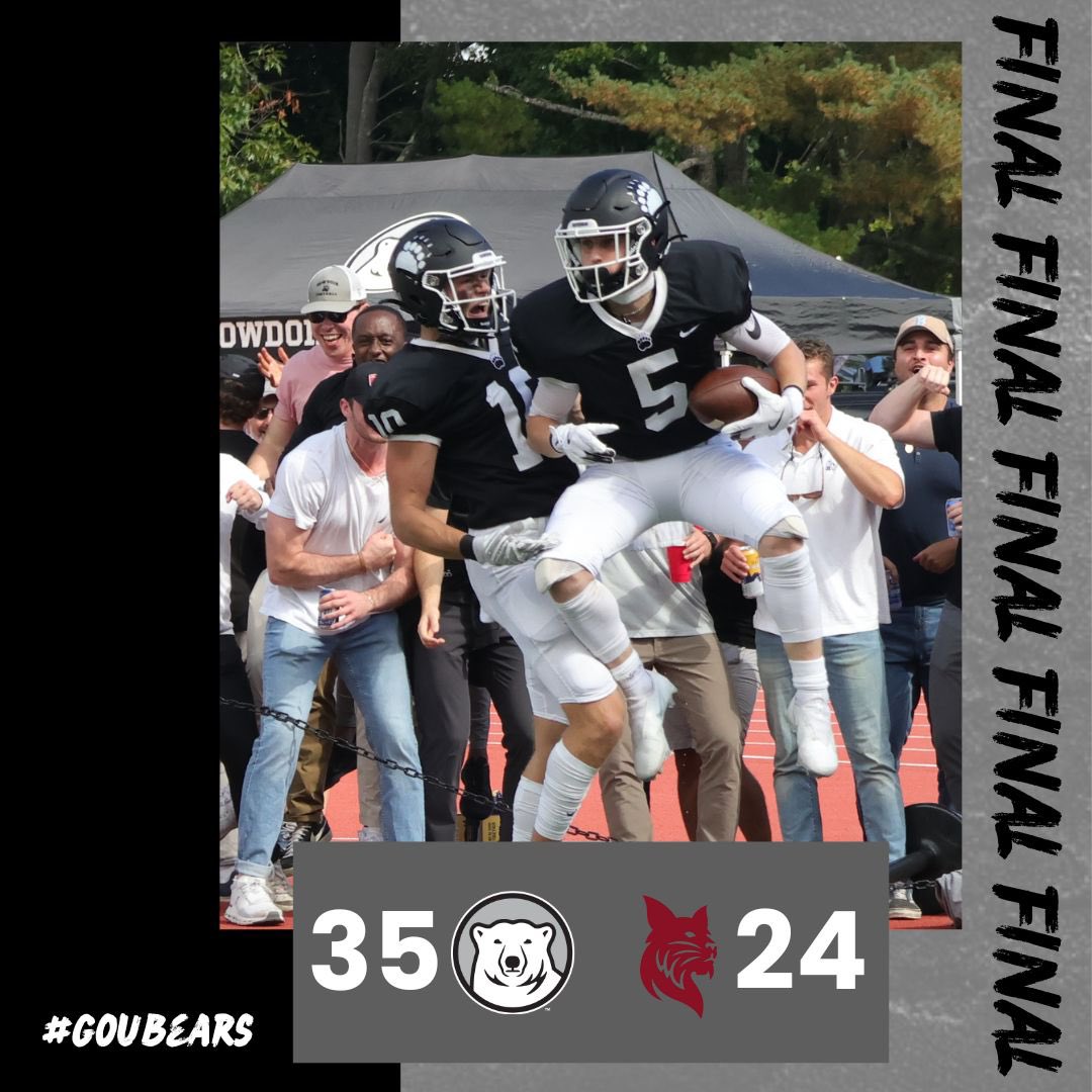 BowdoinFB's tweet image. A CBB WIN‼️ 

#goubears