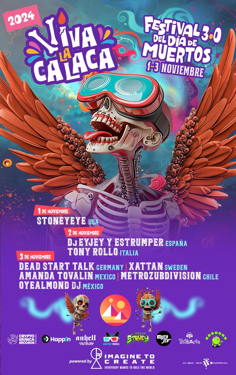 Metrozubdivision (@metrozub) on Twitter photo Viaja al metaverso y asiste al concierto "Vive la Calaca" este domingo con Metrozubdivision estrenando nuevo tema junto a Xattan. <a href="/Metrozub/">Metrozubdivision</a> <a href="/VivaLaCalaca/">Viva La Calaca 🏵️💀🏵️</a> <a href="/crypto_musica/">Crypto Música XYZ</a> <a href="/_Xattan_/">Xattan (Kattan)</a> Viaja al metaverso y asiste al concierto "Vive la Calaca" este domingo con Metrozubdivision estrenando nuevo tema junto a Xattan. <a href="/Metrozub/">Metrozubdivision</a> <a href="/VivaLaCalaca/">Viva La Calaca 🏵️💀🏵️</a> <a href="/crypto_musica/">Crypto Música XYZ</a> <a href="/_Xattan_/">Xattan (Kattan)</a>