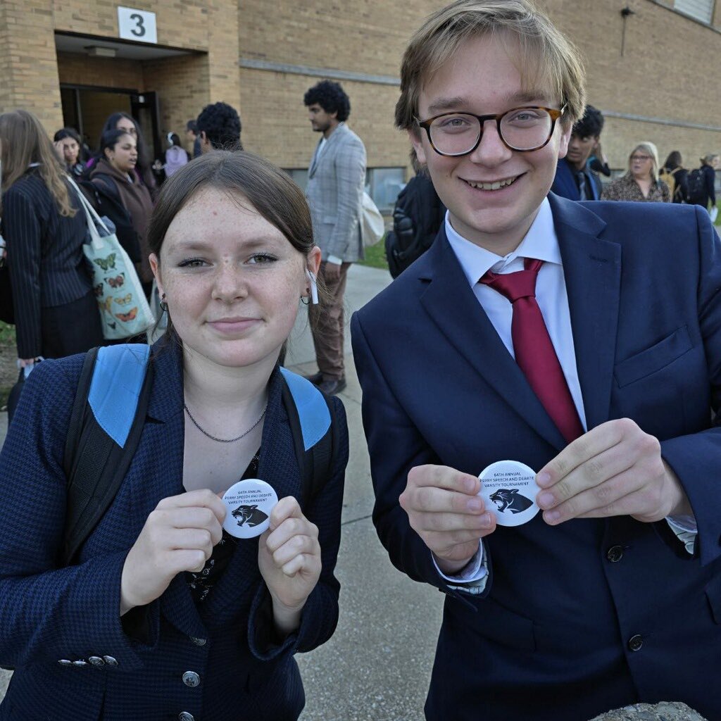 Great day at Perry! We had a TON of top finishers. Shoutout to Andy 7th in IX, one spot shy from finals and a bid. The debut Duo team of Aidan and Jenna placed 9th! Ranger (LD) and Maddy (Humor) snagged Top Novice awards as well!!