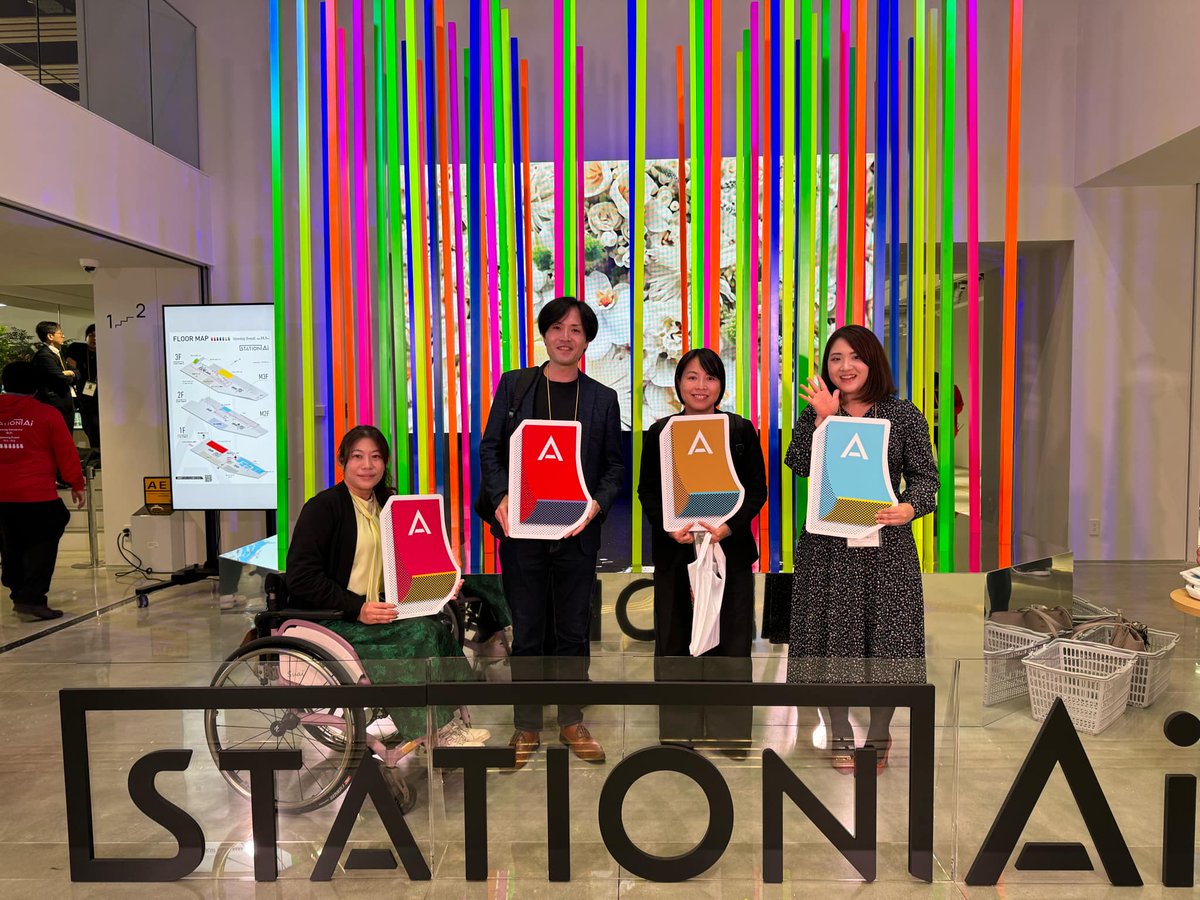 maple_cg's tweet photo. 皆さんお久しぶり🫡
日本最大となる、スタートアップ支援拠点STATION Aiのオープニングイベントに行ってまいりました🫡 https://t.co/tC0cxEv8aU