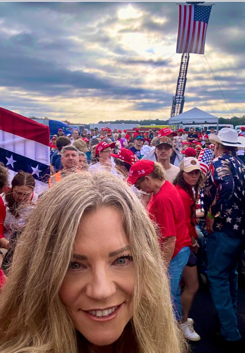 You can lie to yourself and vote for the person who calls <a href="/realDonaldTrump/">Donald J. Trump</a> Hitler and thinks I’m garbage, but I’ll be voting for the person who thinks I’m worth saving this Country for and calls me a Patriot! #LFG #redwave2024 <a href="/GuntherEagleman/">Gunther Eagleman™</a> #XX #WomenForTrump 🇺🇸