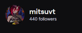 MitsuriVT's tweet photo. Thank you guys so so much for 440 followers on the twitch app! I love you guys! Nearly half way to 1K!!! 📷

#Vtuber #vtubersupportbeam #VTubersAreStillWatching #VTuberUprising #lewdtubers #LewdVtuber https://t.co/wtM2DndBiD