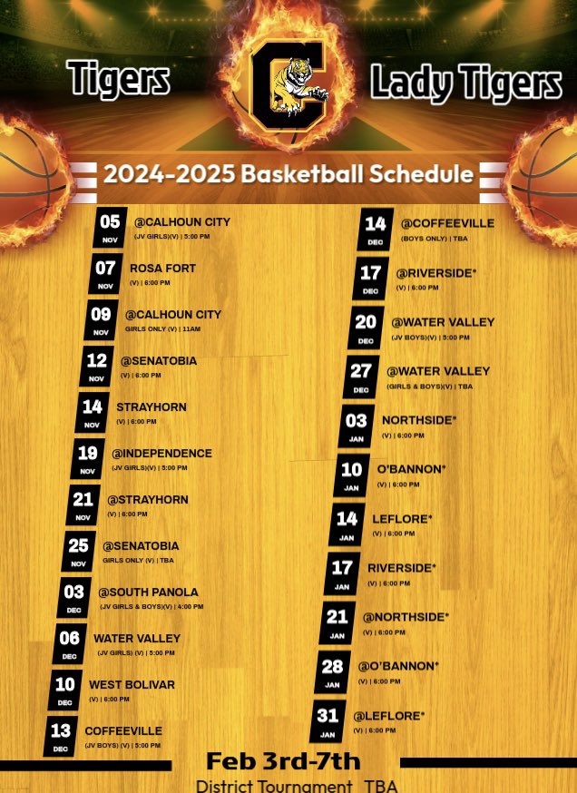 ladytigers_chs's tweet photo. 🏀 Here it is! The new 2024-2025 Charleston High School Basketball Schedule! 🏀

Get ready to show your spirit and cheer on our Lady Tigers as they hit the court this season. 

Mark your calendars and don’t miss out! GO LADY TIGERS! 📅 https://t.co/YPxcdziA6X