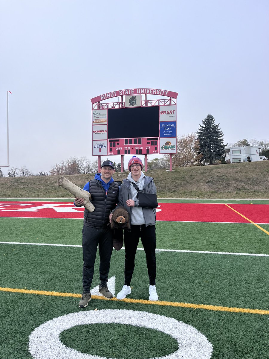 Cooperb1278's tweet image. Had a great time watching @MSUBeaversFB today! Thanks @CoachFam for the invite!!