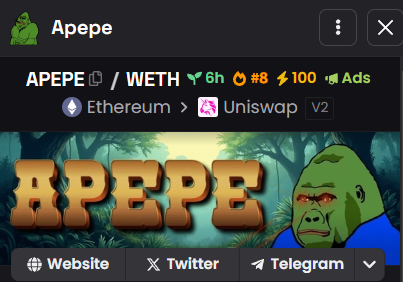 $APEPE tweet media