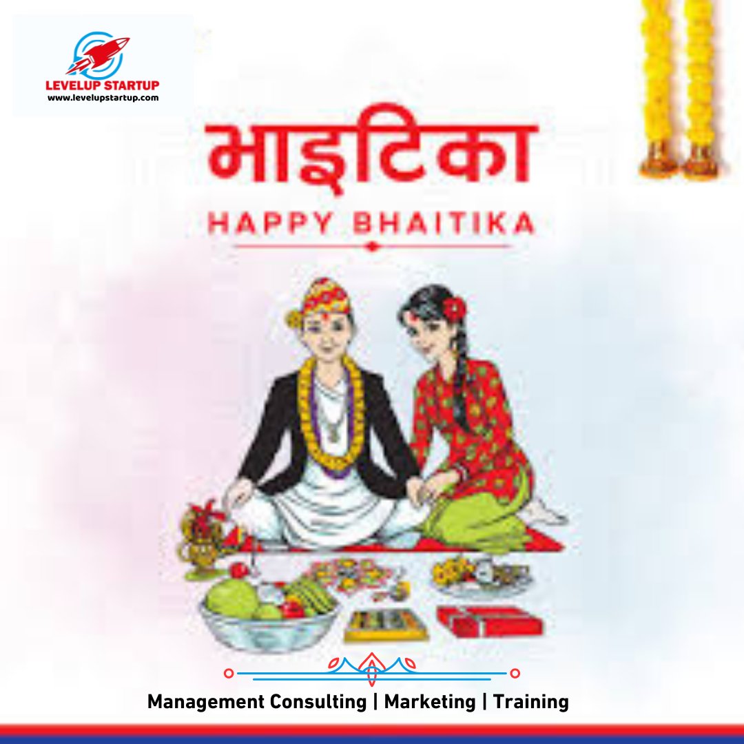 Join2Saurav's tweet photo. भाइटीका२०८१ – शुभकामना।❤️🌸🎇
मायाको अटुट डोरीले दाजुभाइ-दीदीबहिनीलाई बाँध्ने यो विशेष दिनमा, तपाईं सबैमा स्नेह, माया र सद्भावको कामना गर्दछौं।
सद्भाव र सहयोगले भरिएको आगामी वर्ष होस्!
#भाइटीका२०८१ #levelupstartup https://t.co/RxiaPTzuAh
