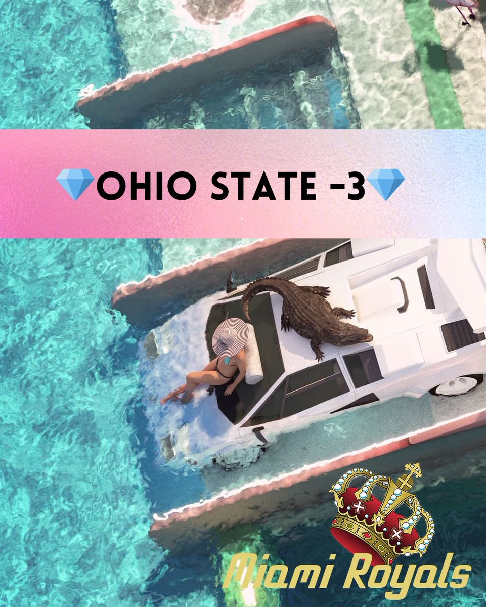 MIAMlROYALS's tweet photo. 💎💎💎💎💎💎💎💎💎💎💎💎💎💎💎

OHIO STATE -3 (-110) ✅✅✅ #NCAAF 

#GamblingsTwitter #GamblingCommunity 

💎💎💎💎💎💎💎💎💎💎💎💎💎💎💎 https://t.co/lHgKcY05Dl