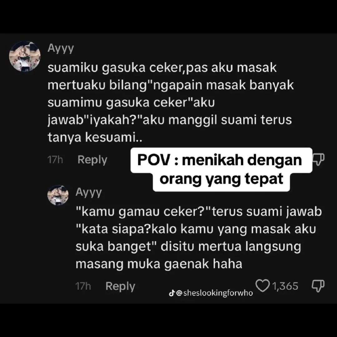 Menikah ga seserem itu kalo dapetnya sama orang yang tepat. Sehat-sehat terus buat kalian para suami yang bisa memuliakan istrinya🙏🏻