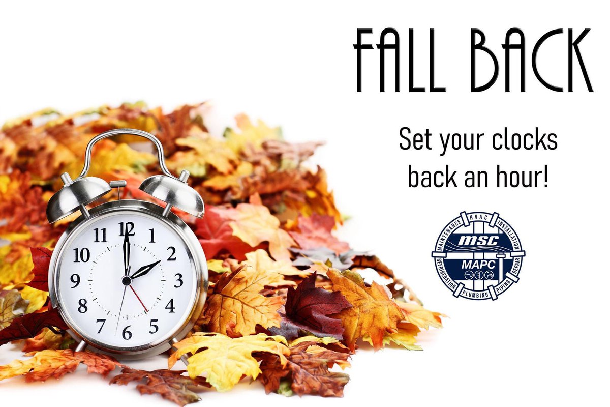 Daylight Savings comes to an end tonight! Don't forget to turn your clocks back and enjoy an extra hour of sleep! ⏰