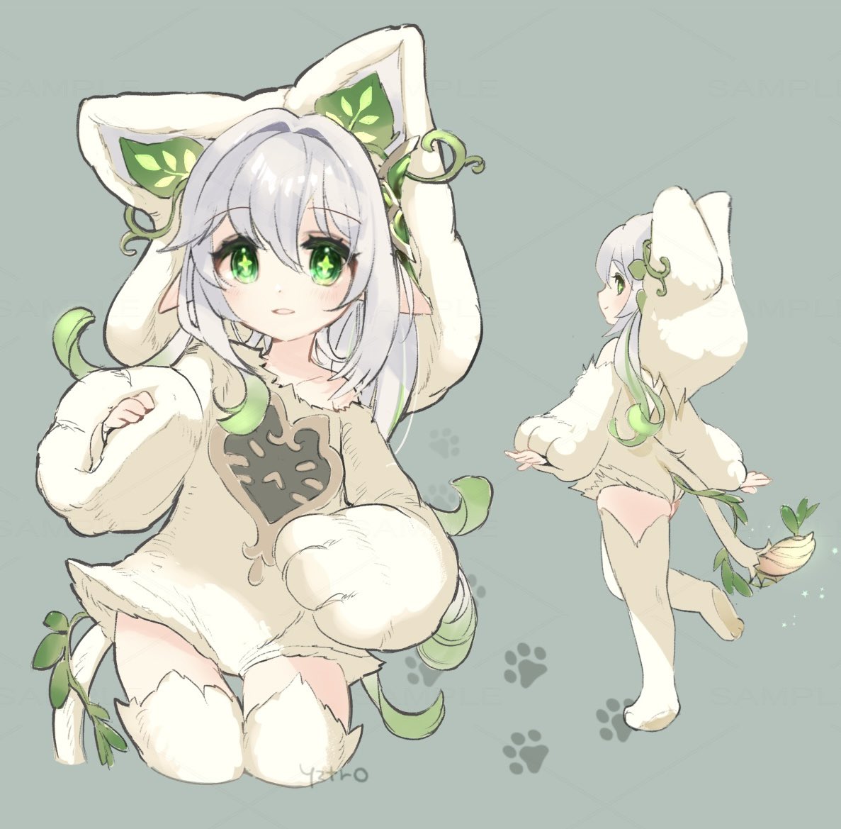ナヒーダ(原神) 「今日は 世界コスプレの日 らしい#ナヒーダ 」|ゆずとろ🌱yztroのイラスト