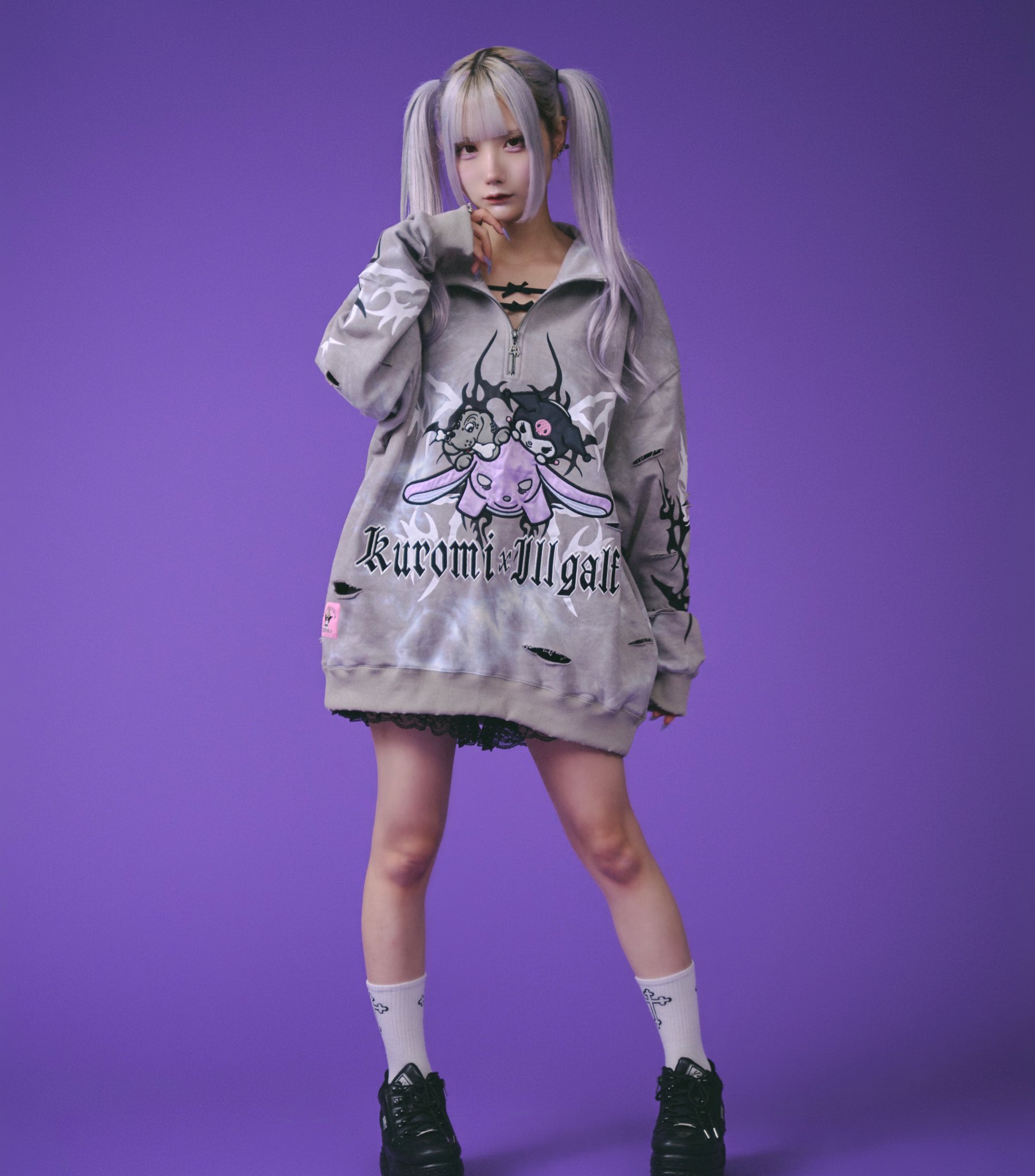 kry TAIKUSAI ブラック×パープルジャージ KRY clothing