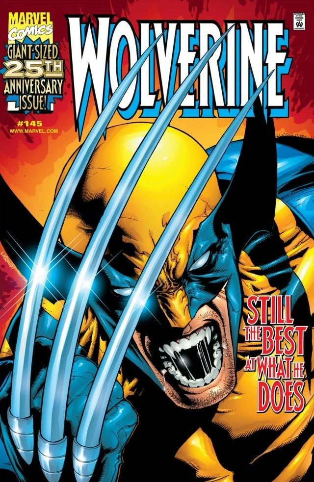 AustinGorton's tweet photo. 307 - Wolverine (vol. 2) #145 (11/3/1982)
70 issues later, Wolverine gets an adamantium skeleton again, once and for all.
Cover by Leinil Francis Yu. Interiors by Erik Larsen & Yu.
#WolverineADay #Wolverine50 #Wolverine #XMen #WolverineV2 https://t.co/dT9XkpoNlf