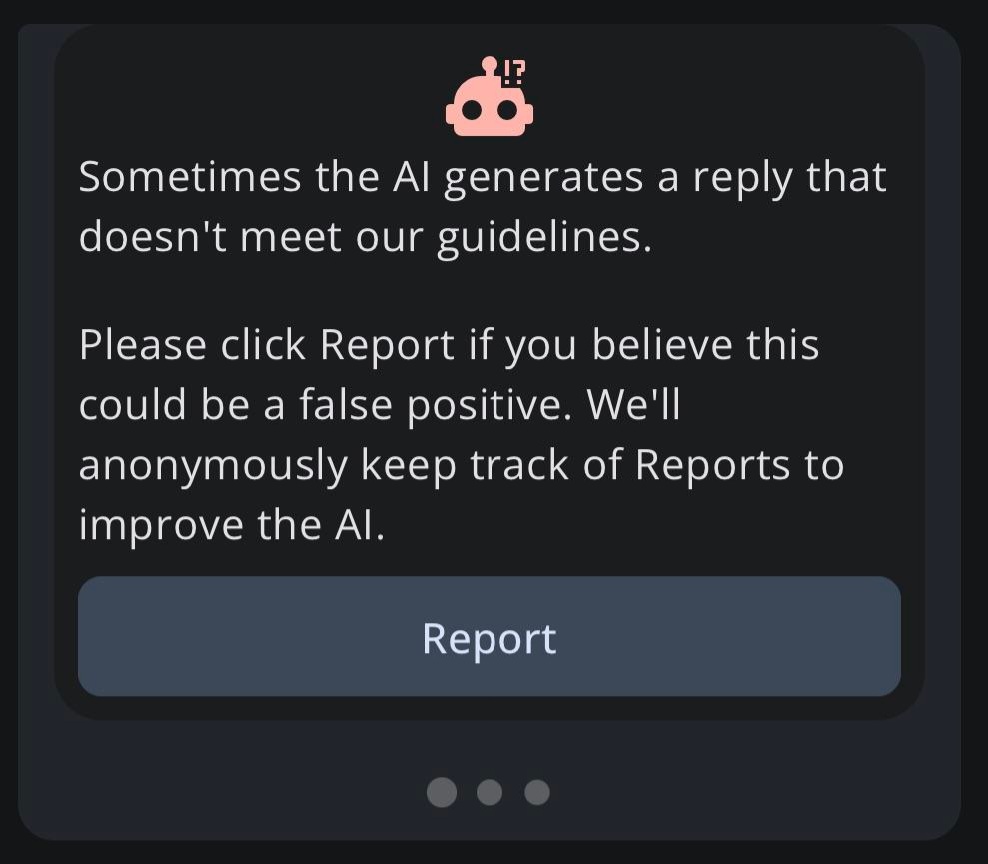 Is Character AI Down? ✷ tweet media