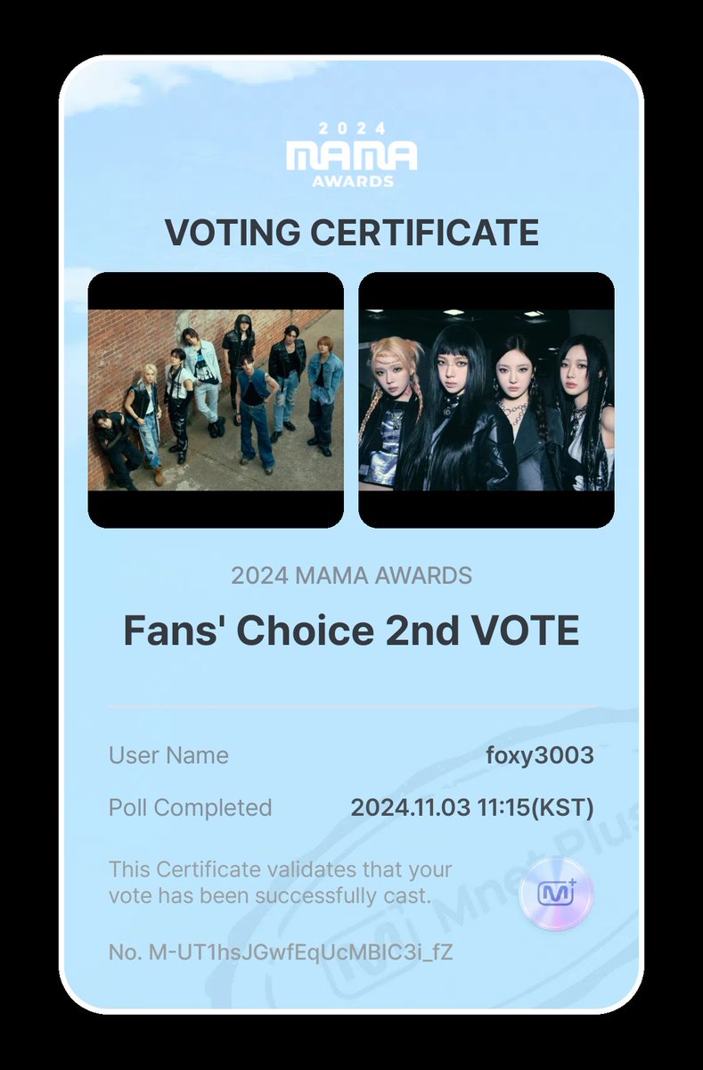 Foxy3003's tweet photo. #2024MAMAVOTE    for #StrayKids https://t.co/T8NvmsYUG5