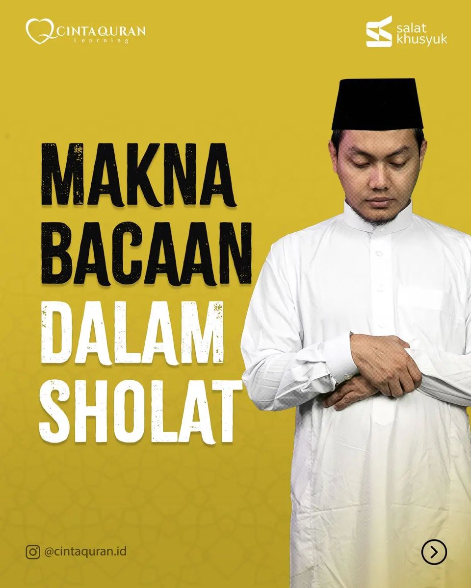 Mari lebih pahami lagi makna bacaan dalam sholat kita ✨

A Thread