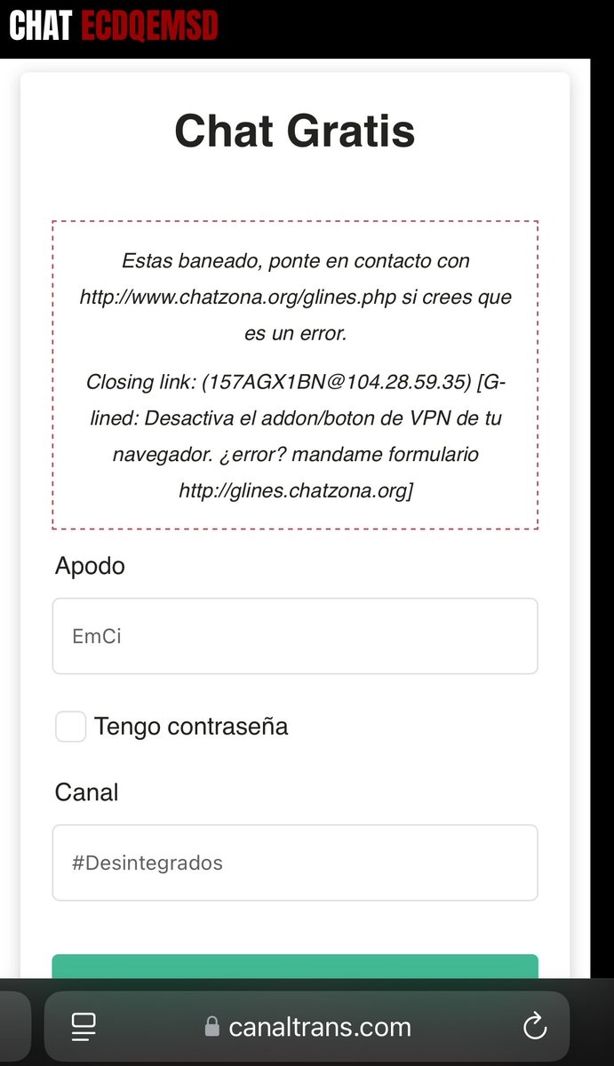 McECDQEMSD's tweet photo. Volvió a pasar y esta vez solo saludé en el chat 😪😪 Banneado en el chat 😭hasta por el celular 😓#ECDQEMSD Mico ayuuuuda! https://t.co/6TvrC4kTBD