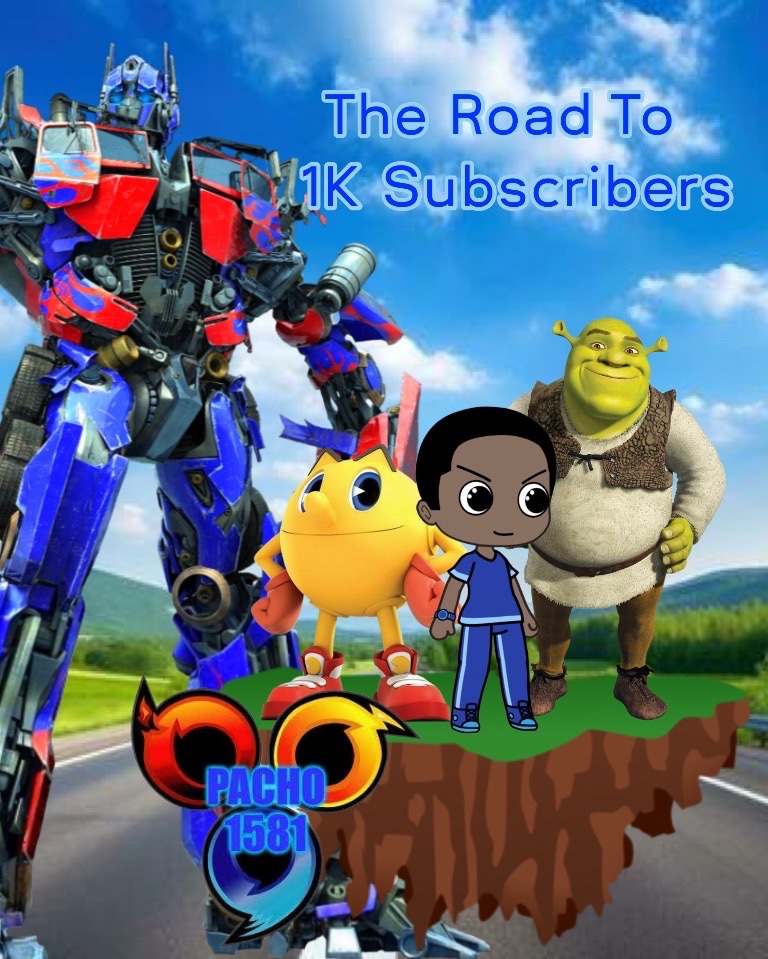 Pacho1581's tweet photo. Here’s my Poster of The Road to 1K Subscribers @JoJoWhizzKid123 https://t.co/Sxe9qvQFoD