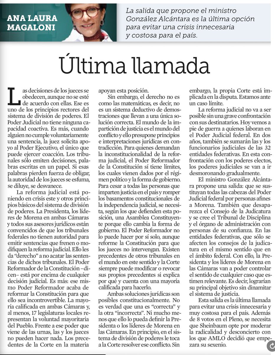 Prvnsi's tweet photo. Cuando la Premio Nacional de Jurisprudencia 2024 pedía el voto para Clodia, sabía que la destrucción del Poder Judicial estaba en la boleta. https://t.co/hY7qOarkKP