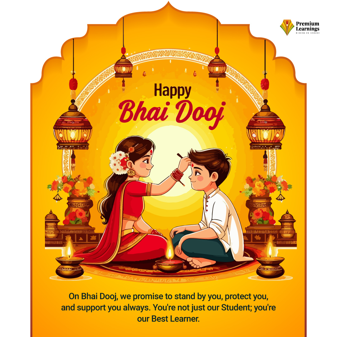 LearningPremium's tweet image. On Bhai Dooj, we promise to stand by you, protect you, and support you always. You&apos;re not just our student; you&apos;re our best learner. 🤝 Celebrating the special bond of learning and growth. #BhaiDooj #Promise #StudentBond
#PremiumLearning