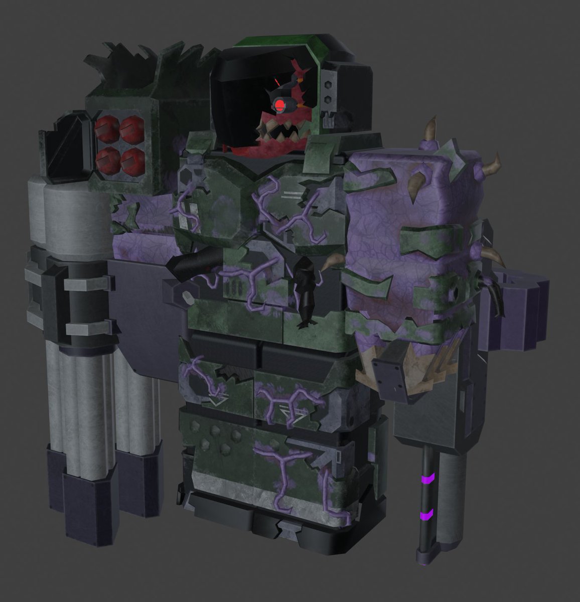 Corrupted Eradicator MK II for @TowerDefenseX Concept by