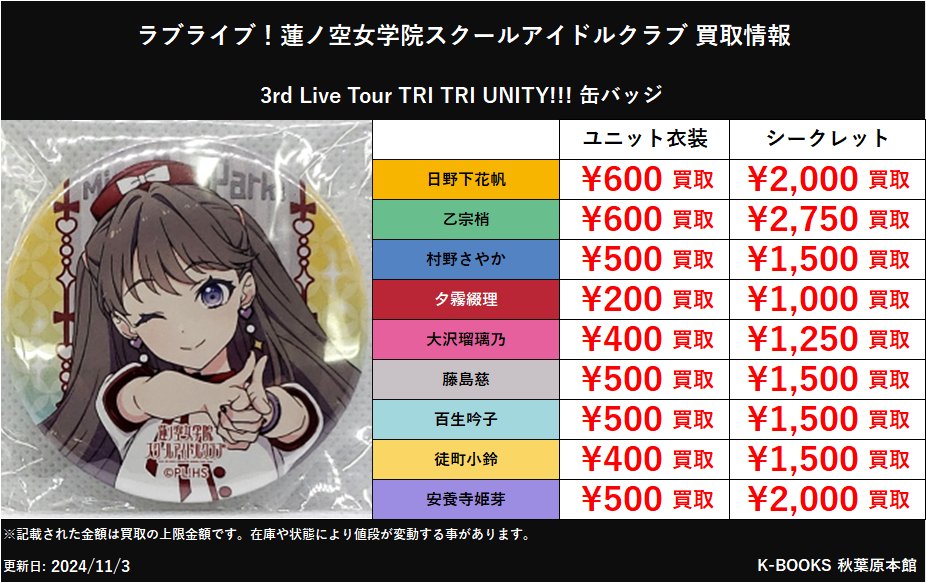 安養寺姫芽 ユニット 17枚 ラブライブ 蓮ノ空 安し 3rd 缶バッジ 安養寺姫芽 ユニット 17枚 ラブライブ 蓮ノ空 安し 3rd 缶バッジ