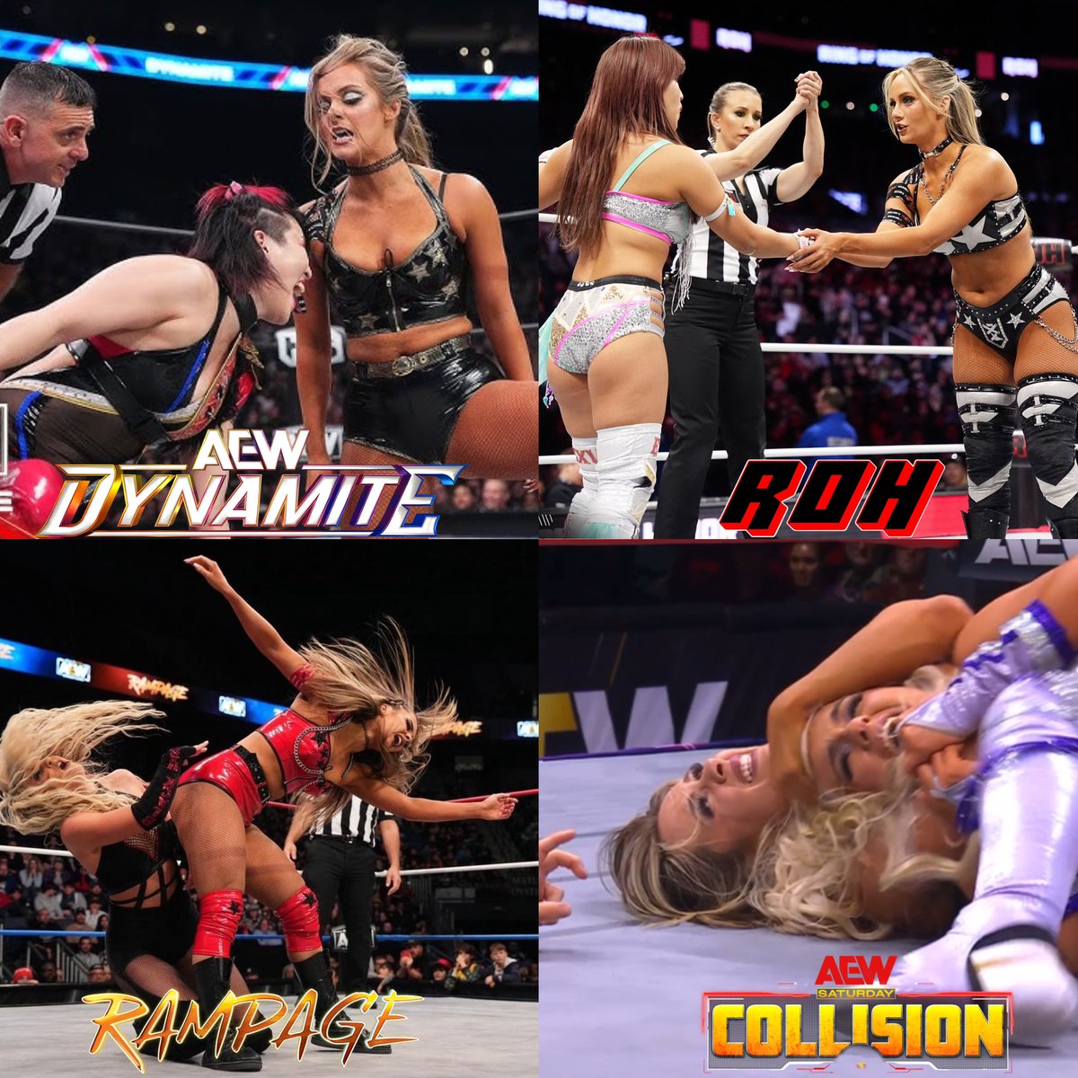 annasjays's tweet photo. The FIRST woman to main event all 4 of AEW’s shows! @annajay___ https://t.co/9iuBQZ5eRD