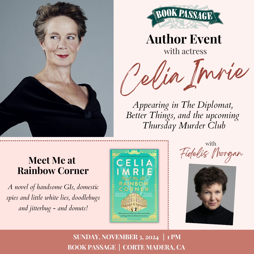 What a wonderful evening with fellow book lovers at <a href="/avidreaderdavis/">Avid Reader - Davis</a> tonight. Thank you to all who joined us. We're off again! Headed to San Francisco and our next event at <a href="/bookpassage/">Book Passage</a> in Corte Madera. Looking forward to seeing you there!