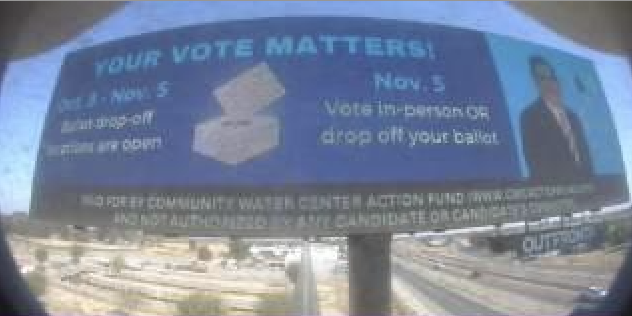AdSemble's tweet image. Earlier this year, @CommunityWaterCenter used their #AdSemble #OpenDisplay account to create this campaign that targeted two high traffic #digital billboards in the #Visalia CA area for their political cause. Remember to get out and #VOTE!