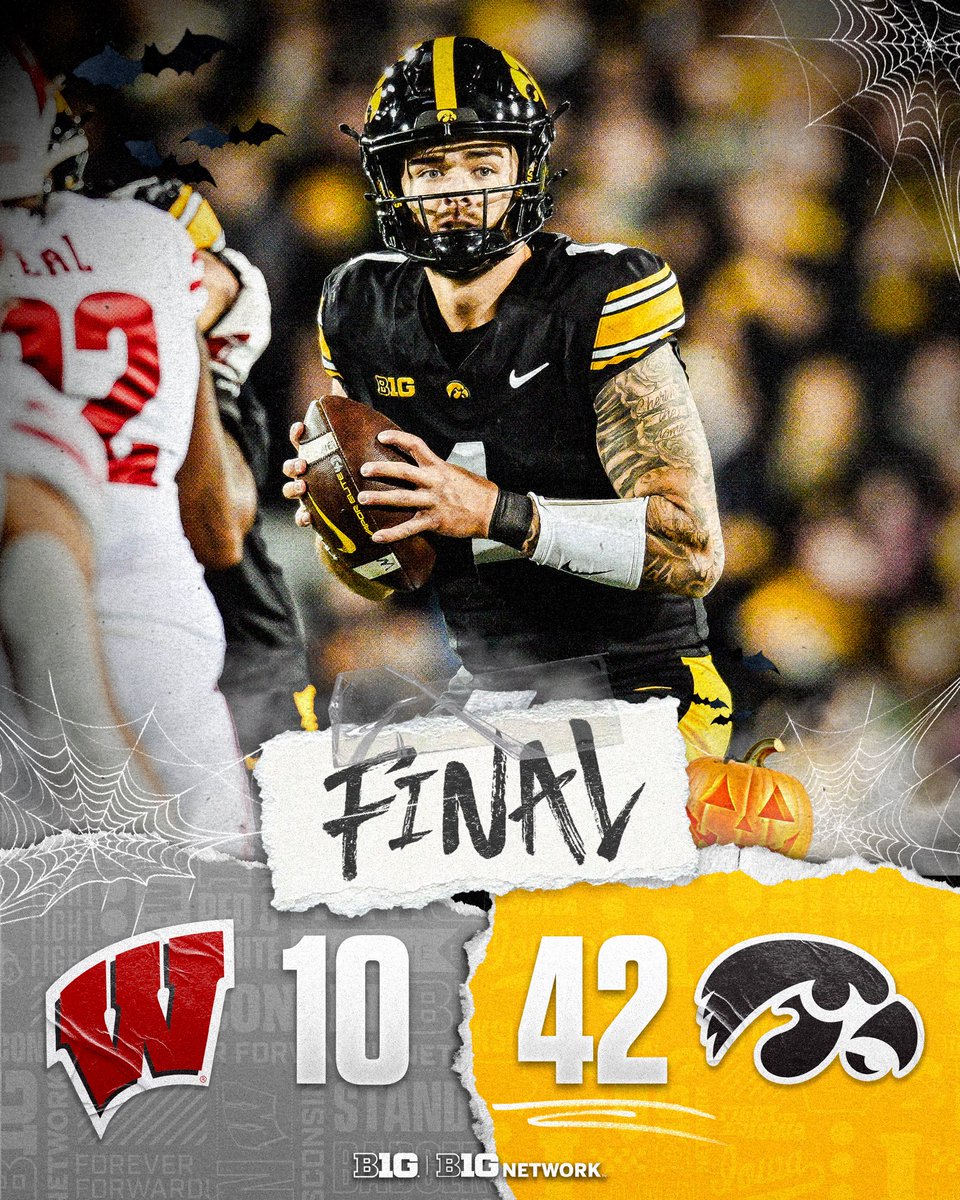This <a href="/HawkeyeFootball/">Hawkeye Football</a> win 🤩

#B1GFootball