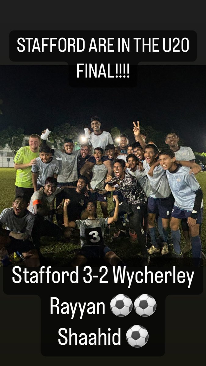 Coach_DarrenOC's tweet photo. What a team! The progress has been phenomenal! From a group stage exit 2 years ago to finalists now!

Amazing fight from our boys scoring both winners in the QF and SF in the dying minutes of the matches! 

Finals here we come!!! https://t.co/lSrtEIhzES
