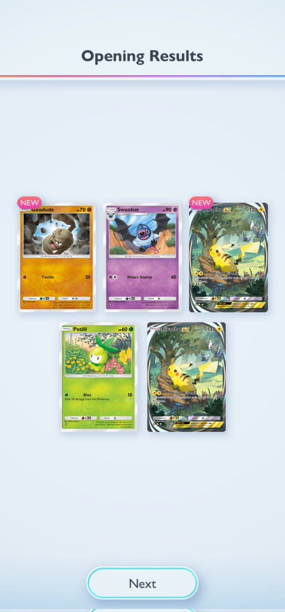 LeKoosche's tweet photo. Well that's one way to start the pikachu decklist. #pokemon #pokemonpocket https://t.co/iRaGNWbNjj