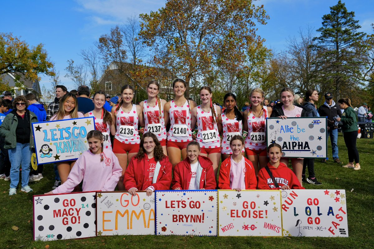 🏆𝗦𝗧𝗔𝗧𝗘 𝗕𝗢𝗨𝗡𝗗!🏆

🎉 Congratulations to our team!
🥉3rd at the Hinsdale Central 3A Sectional!
🔙to the IHSA State Finals once again!

Our powerful pack had one of their best races of the season. They ran together and for one another.💪

#AllTogetherNowOrNever