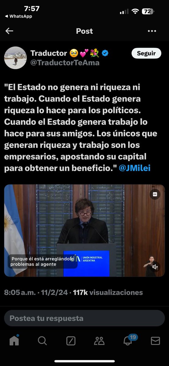 Como necesitamos un lider asi !!!