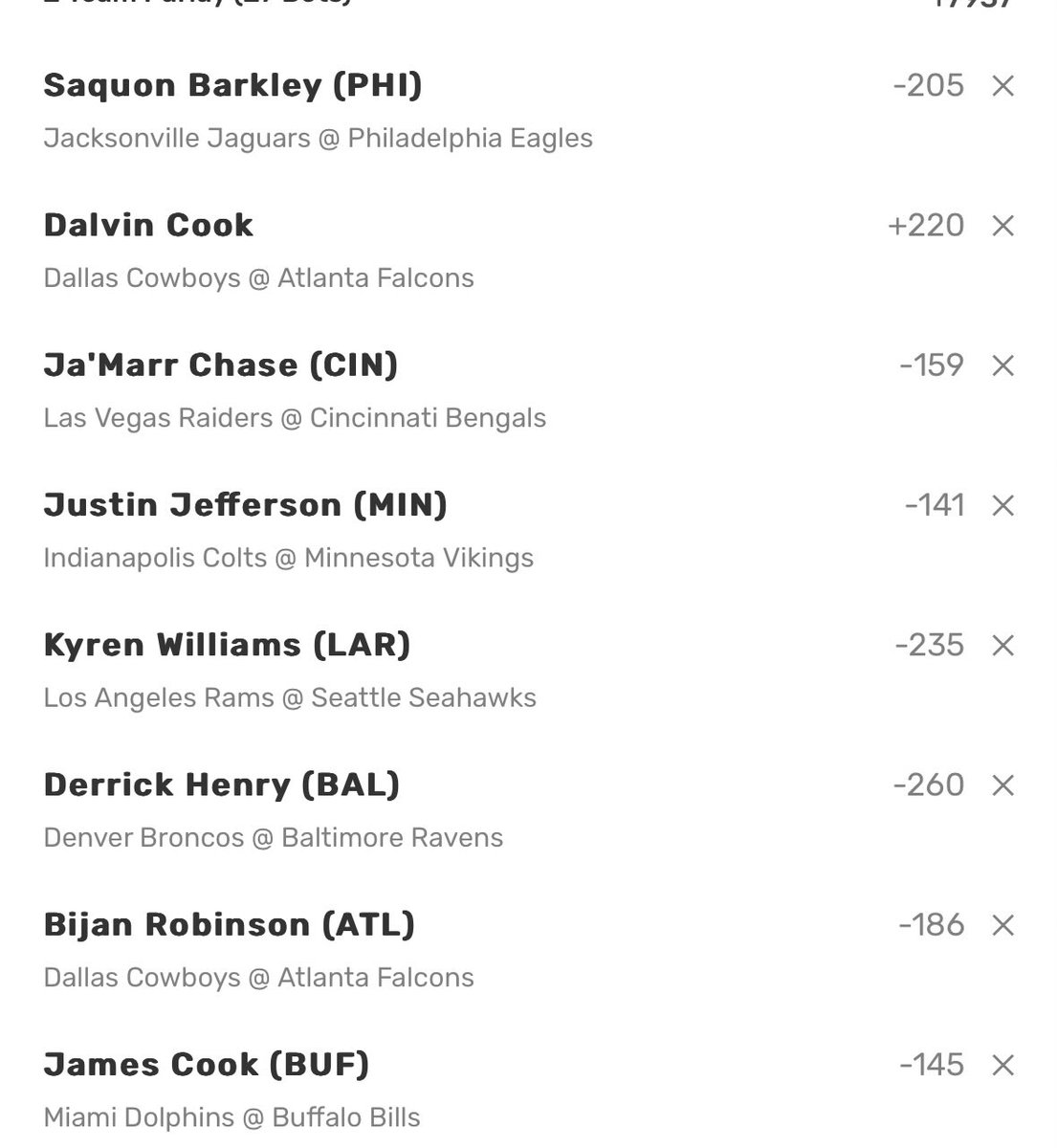 ForebrosTX's tweet photo. @WhatsYaWager @BovadaOfficial 

#whatsyawager

Parlay pls. https://t.co/PCHyH70nDB