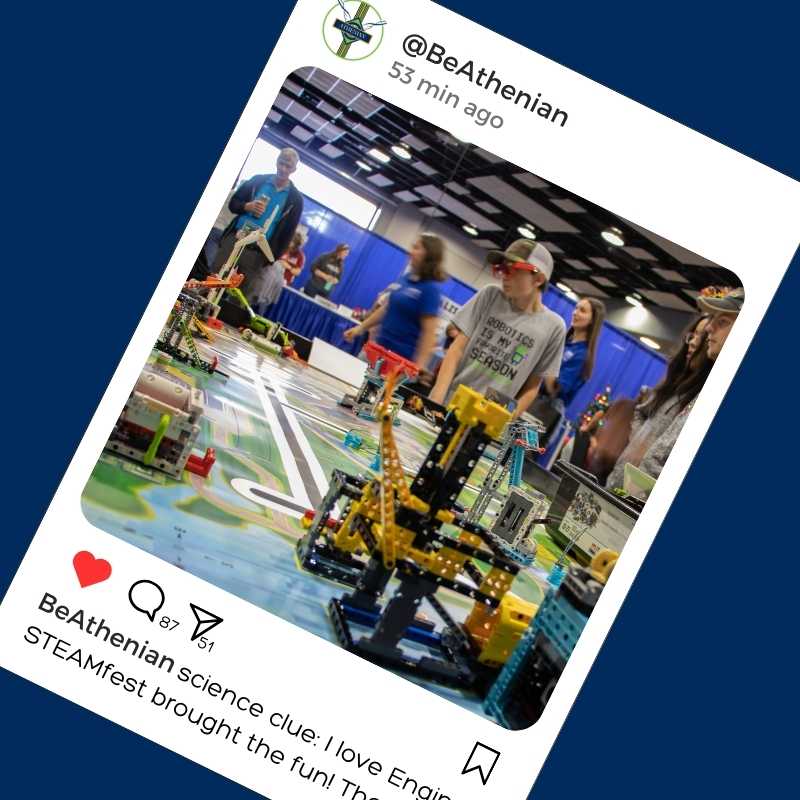 BeAthenianSTEM's tweet photo. SCIENCE CLUE: My favorite subject is ____ and STEAMfest brought it to life with ______.

For more information visit: https://t.co/qZ7kCbYzvh https://t.co/lYagXsKCmh