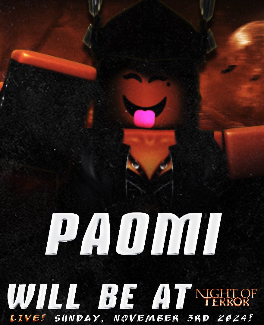 danced0ll's tweet photo. THE BADDEST WILL BE AT @FCW_RBLX TOMORROW FOR #nightofterror where I will beat Kylie ONCE AGAIN https://t.co/zGxrM0FBSB