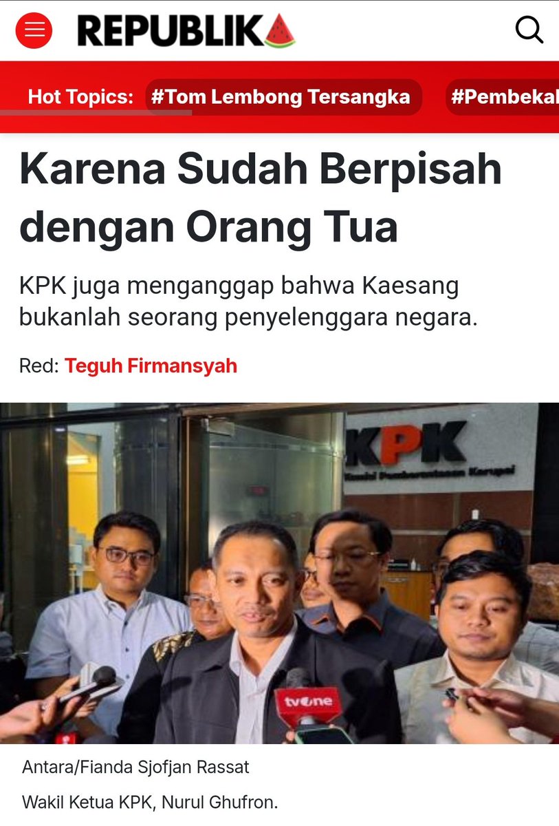 Boediantar4's tweet photo. Halo @KPK_RI ‼️
Kaesang sudah pisah sama orang tua, tapi mengadakan acara di istana ... itu ada foto bapaknya
Bisa jawab??? https://t.co/TSH4s7tKy3