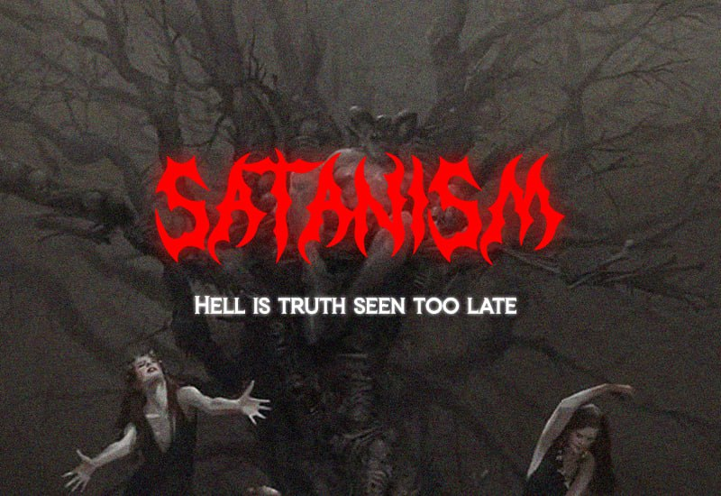 SatanismonSol's tweet photo. In the ruins of Heaven, we are unchained. 

Reject their light, and rise in flames.

Worship only power 🐐 https://t.co/zhQltKsApY