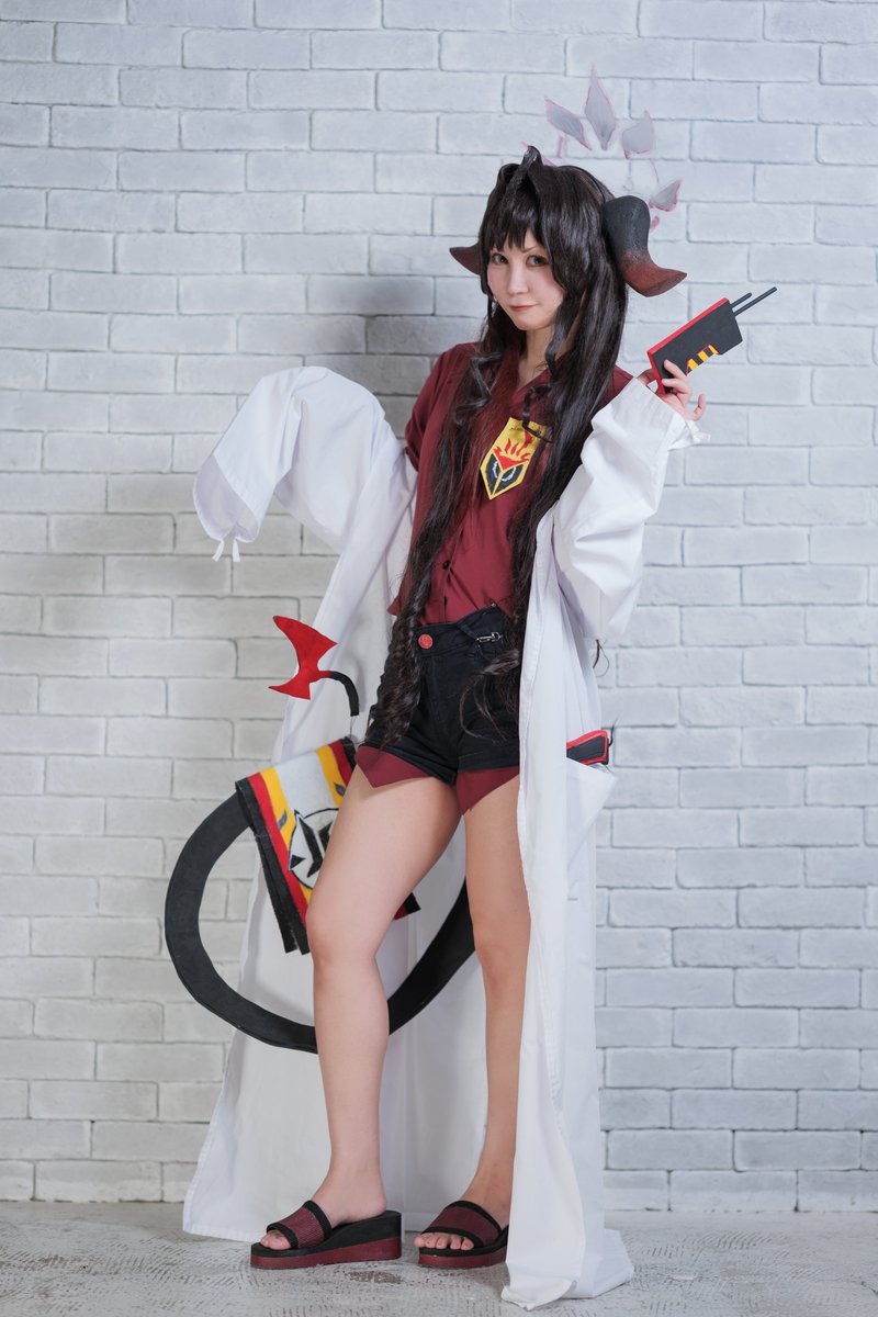 コスプレ＞ 鬼怒川カスミ ブルーアーカイブ 趣味：爆破、温泉開発 #げ