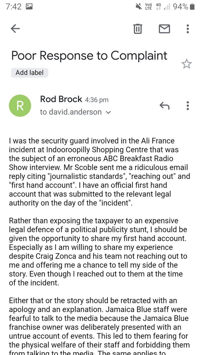 RodBrock007's tweet photo. The actual problem is they have gone unchallenged. They don't even have the balls to challenge my assertions about @alifrance5 #JamaicaBlueIndooroopilly #AliFrance4Dickson. #LaborFail #GreensFail #TealsFail #AusMediaFail #ABCFail #GutterJournalism #Dutton4PM https://t.co/bSAGcZL6xD