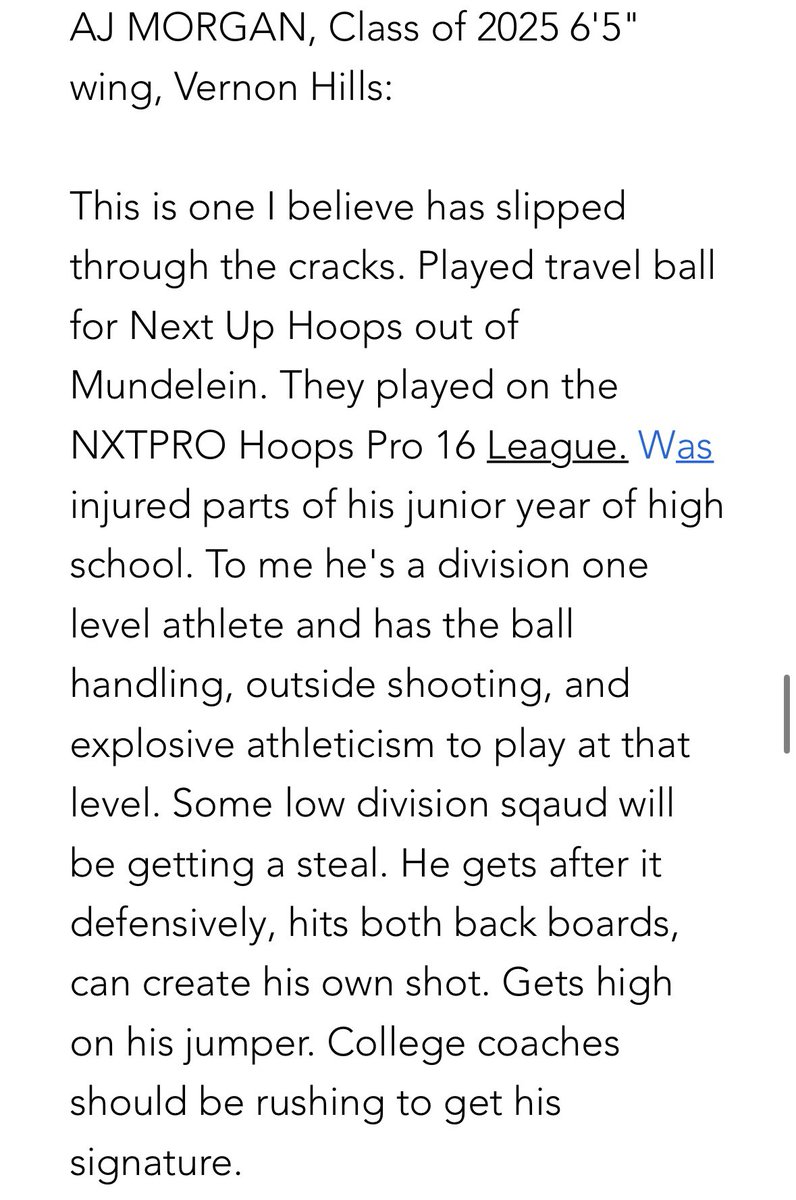 I appreciate the write up from <a href="/tdc200/">Big Tim</a> that was from the <a href="/XposureRuns/">XposureRuns</a> <a href="/chitownshowcase/">Chit🏀wn Sho👑case</a>