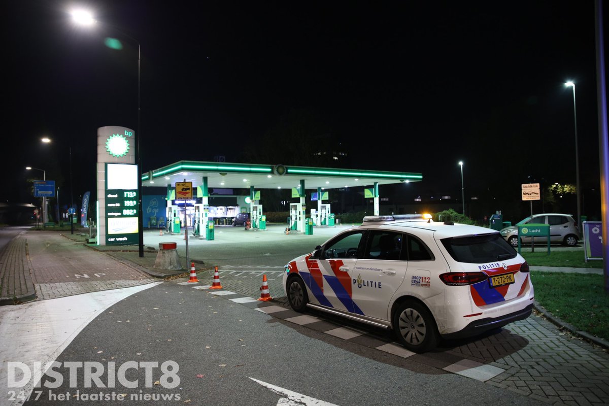 Overval op tankstation in Rijswijk door twee gewapende verdachten