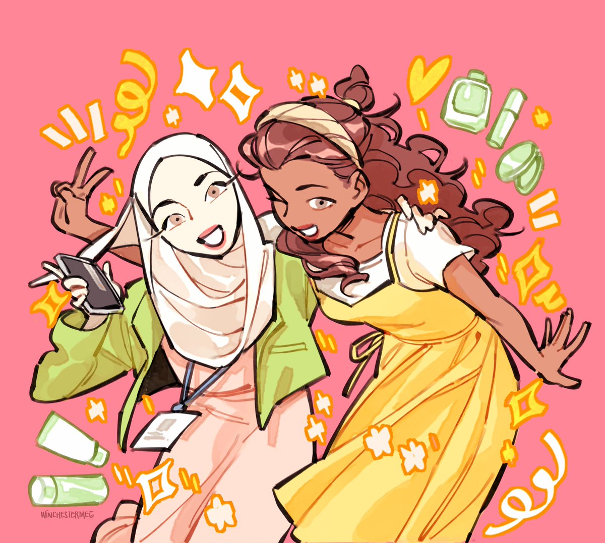 winchestermegg's tweet image. 🩵💛🩷💚