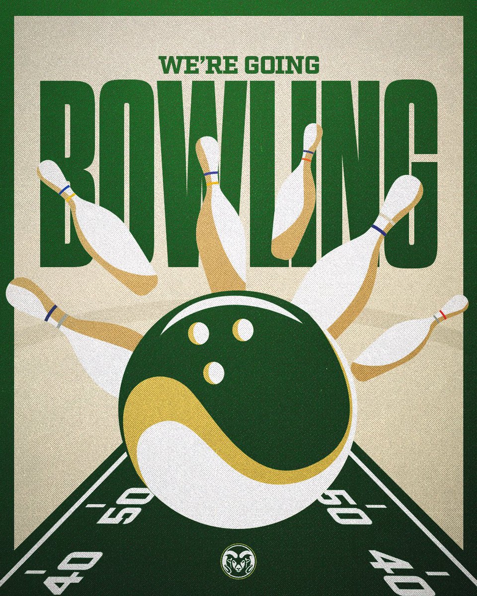 𝗥𝗔𝗠𝗦 𝗔𝗥𝗘 𝗚𝗢𝗜𝗡𝗚 𝗕𝗢𝗪𝗟𝗜𝗡𝗚 🎳

With a win over Nevada 38-21 <a href="/CSUFootball/">Colorado State Football</a> is now 𝗯𝗼𝘄𝗹 𝗲𝗹𝗶𝗴𝗶𝗯𝗹𝗲! 🐏

#Stalwart x #CSURams