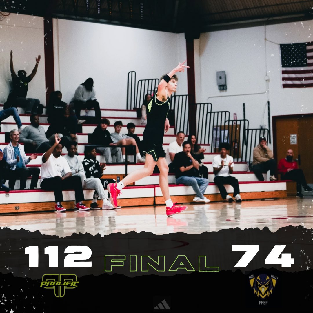 Final score vs Moc Valley Prep ✅