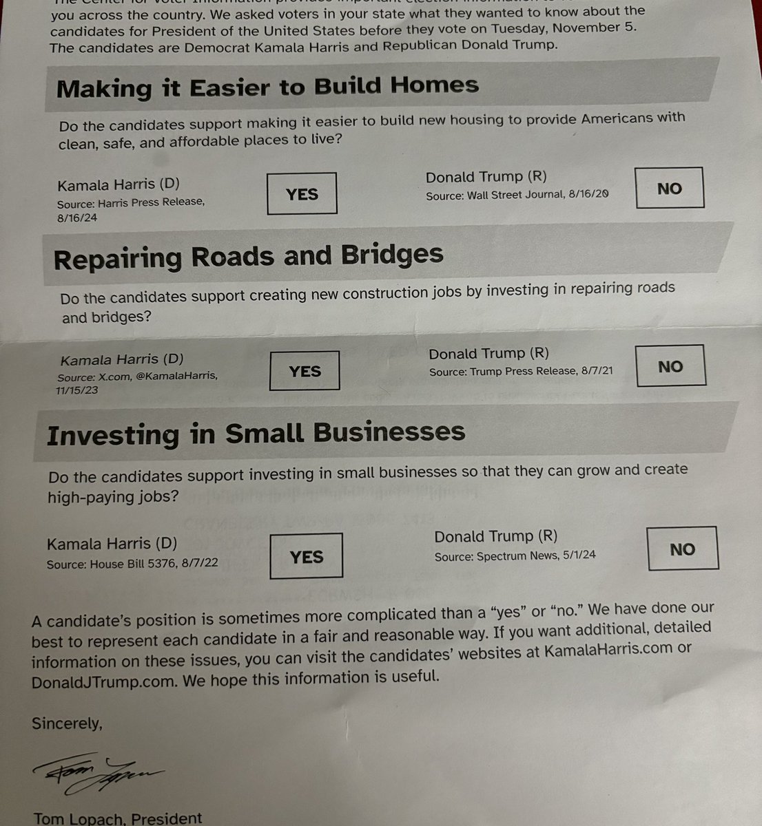 Amplified22's tweet image. PA people receiving these 🐌mail
Does anyone else think this
1. Misleading Name, 
Harrisburg address
2. Opinion displayed as fact
3. Confusing for some older voters? 
4. Legal? Lawful?
#IntegrityNow
