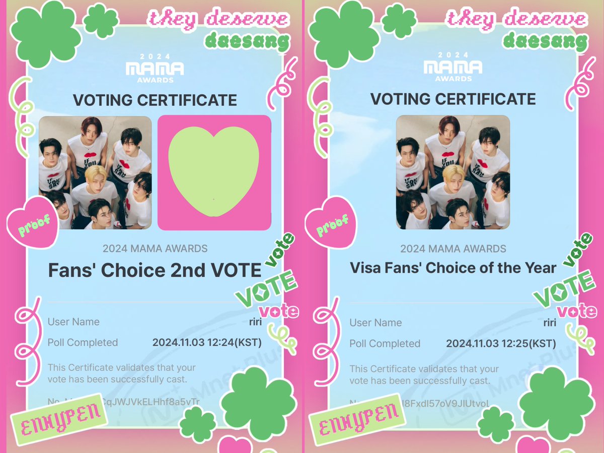 mainlyjay's tweet photo. rt = 1 vote

I vote for #enhypen on #2024MAMAVOTE https://t.co/RTQz02xFLO