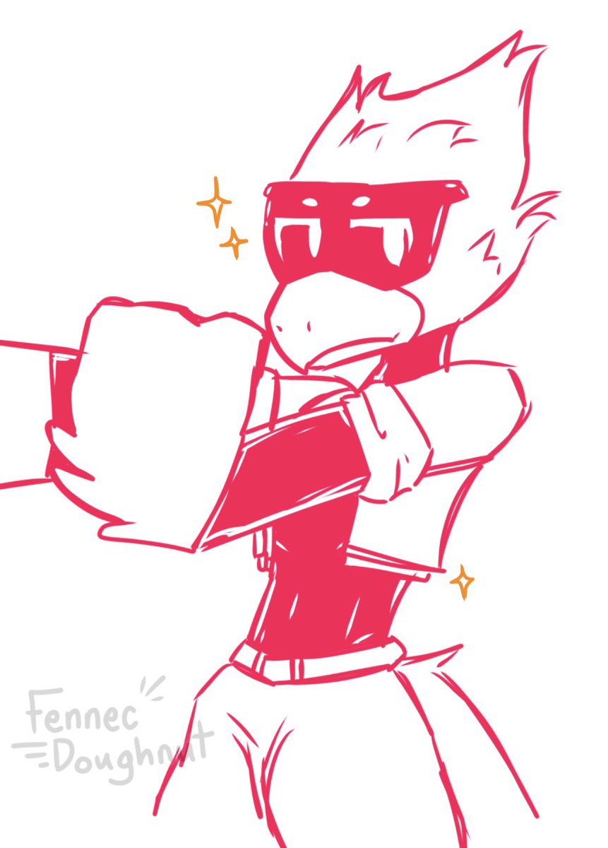 Fennec_doughnut's tweet image. Warm-up bird :3