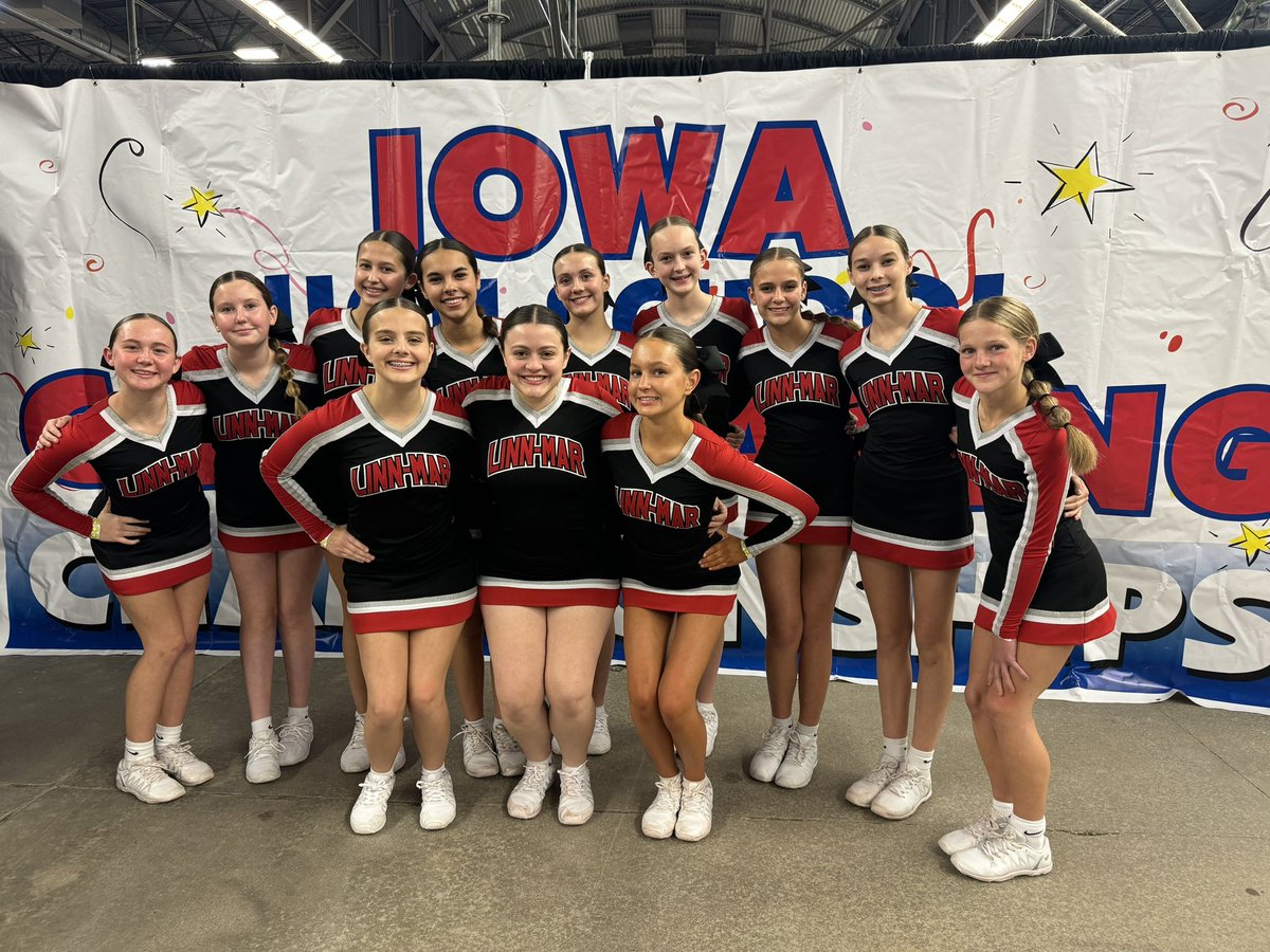 So proud of these guys! We put out our best routines of the year and that’s all you can ask for at state. Cheer/Dance 6th, Stunt Group 7th, Game Time Spirit 10th
