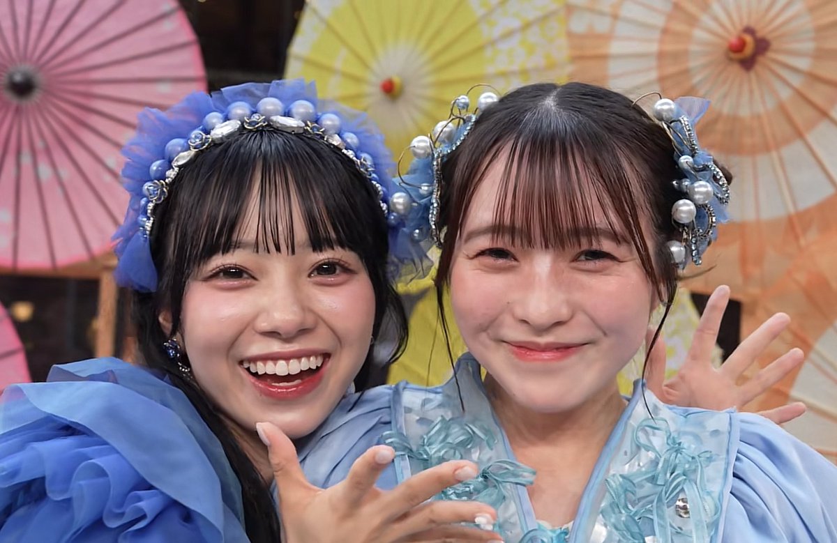 おめめくりくりでわやめんこい💙🩵 #増田彩乃 #梅田みゆ